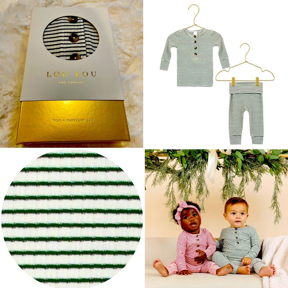 NEW Lou lou & Co - Top and Bottoms 3-6 Months